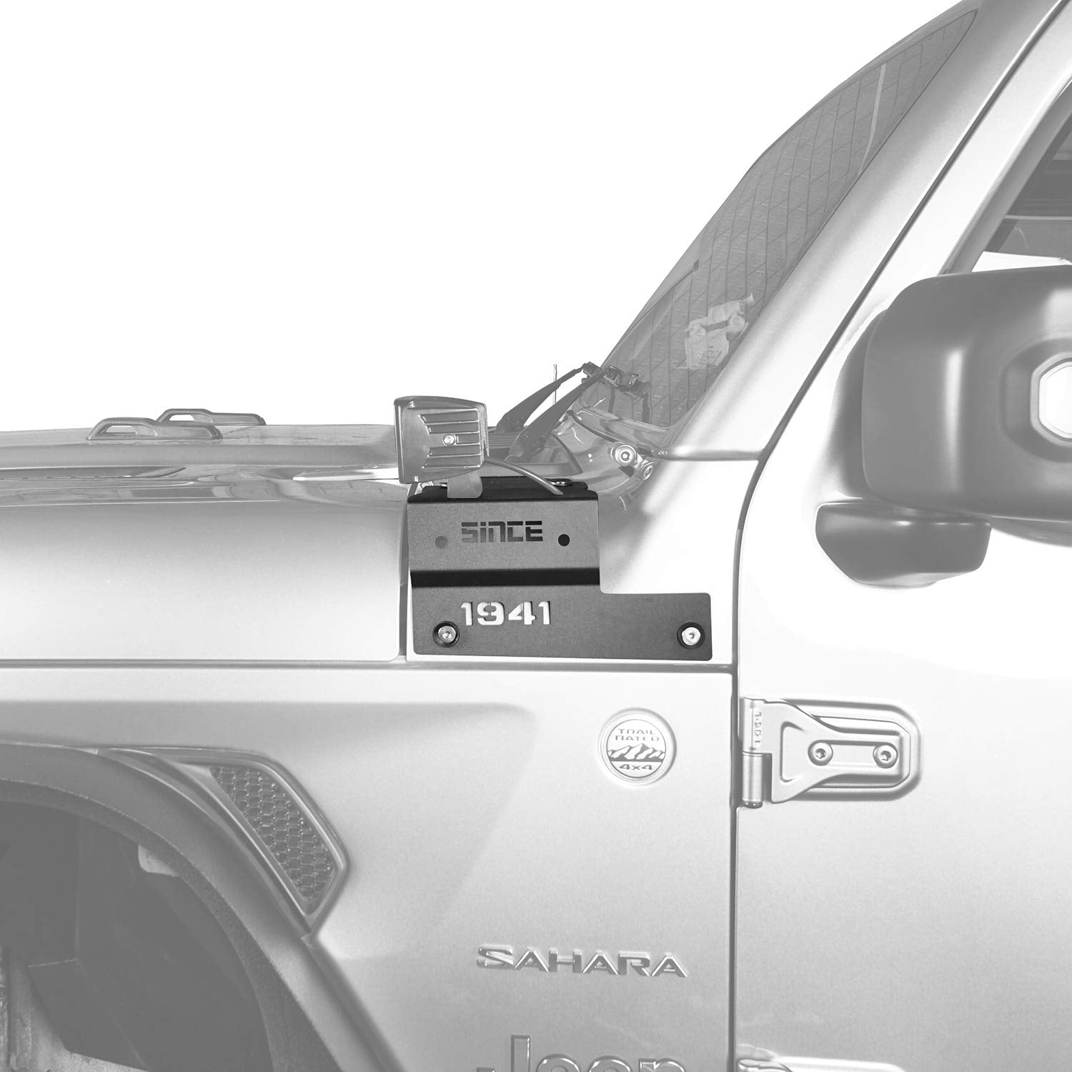 "Since 1941" A-Pillar Light Bracket Mount for JL